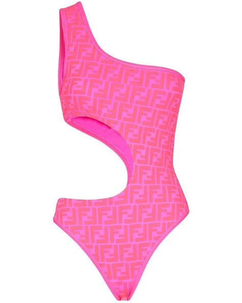 pink fendi bathing suit|fendi high waisted bikini.